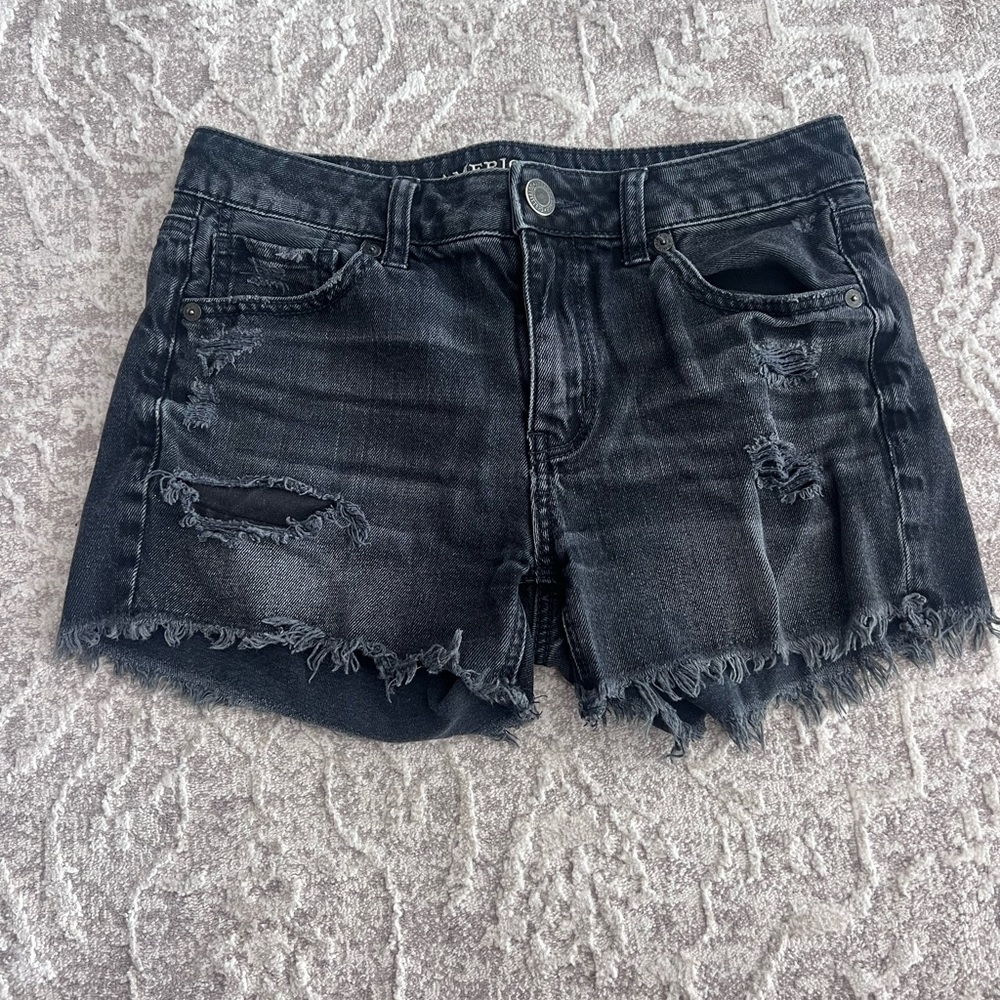 american eagle tomgirl midi shorts size 0